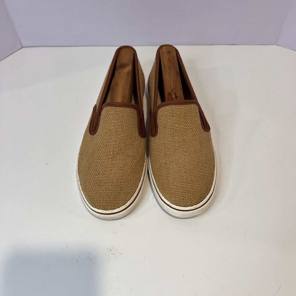 Chaps Women’s Jessica Burlap Slip-Ons Size 7.5